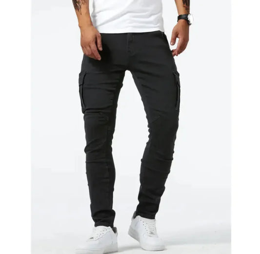 Men's British Skinny Denim Slacks