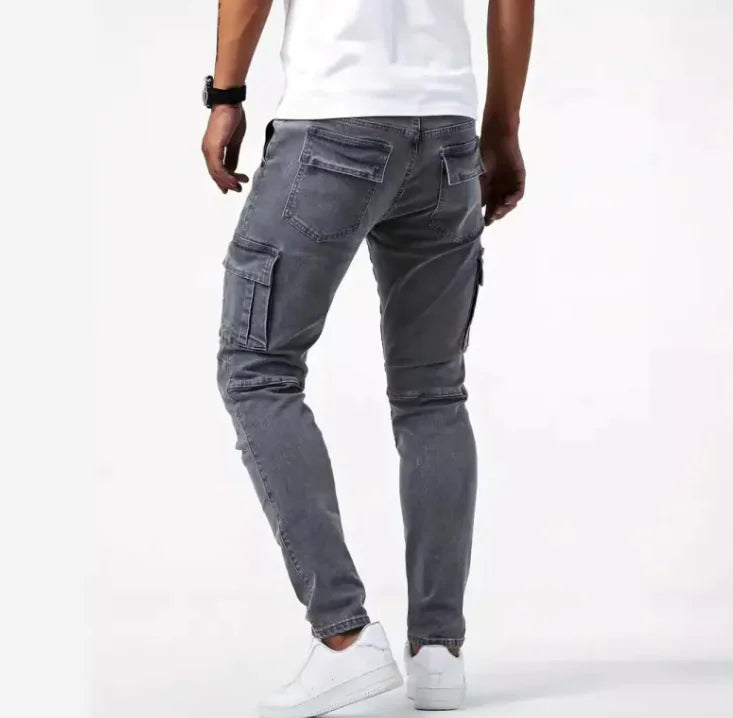 Men's British Skinny Denim Slacks