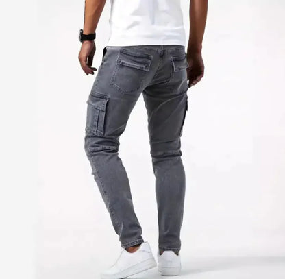 Men's British Skinny Denim Slacks