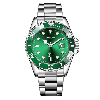 Sleek Metal Strap Men's Watch
