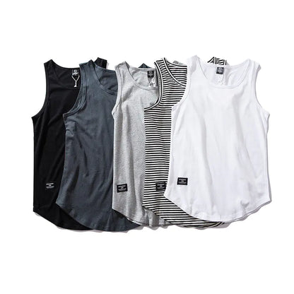 Men's Striped Comfort Sleeveless Top
