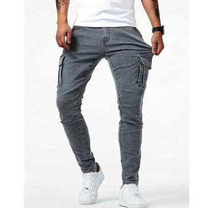 Men's British Skinny Denim Slacks
